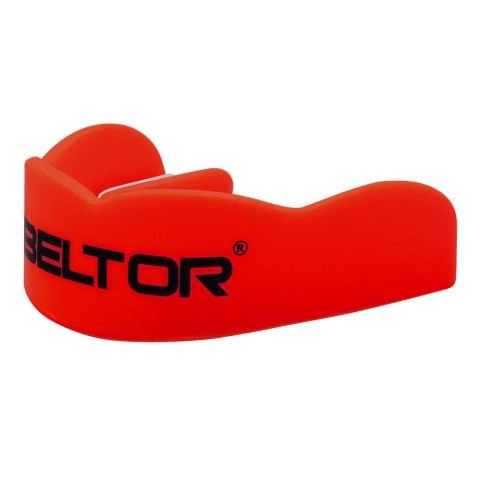 Ochraniacz szczęki FOUR Czerwony z napisem - Beltor