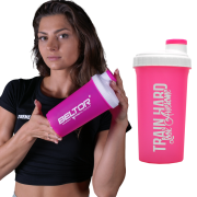 Shaker 0,7l Train Hard Look Awesome2 Pink - Beltor