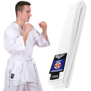 Biały Pas Karate Kyokushinkai 220 cm - Beltor