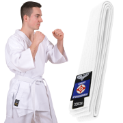 Biały Pas Karate Kyokushinkai 320 cm - Beltor