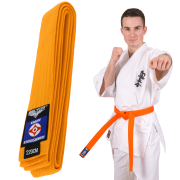 Pomarańczowy Pas Karate Kyokushinkai 220 cm - Beltor