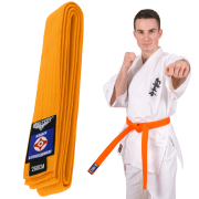 Pomarańczowy Pas Karate Kyokushinkai 260 cm - Beltor