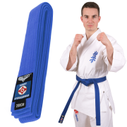 Niebieski Pas Karate Kyokushinkai 200 cm - Beltor