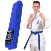 Niebieski Pas Karate Kyokushinkai 220 cm - Beltor