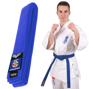 Niebieski Pas Karate Kyokushinkai 260 cm - Belto