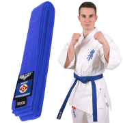 Niebieski Pas Karate Kyokushinkai 300 cm - Beltor