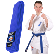 Niebieski Pas Karate Kyokushinkai 320 cm - Beltor