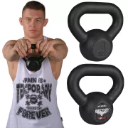 Kettlebell żeliwny kettle kula hantle 4kg - Beltor