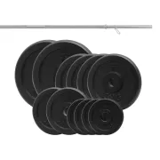 Zestaw 60kg obciążenie żeliwne 29mm gryf 28mm - PlatinumFitness