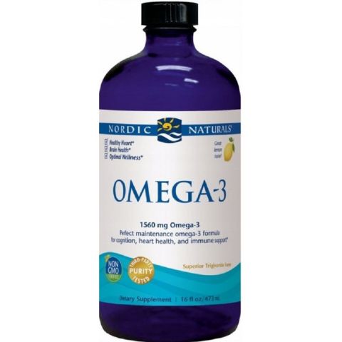 OMEGA 3 1560 mg LEMON 473 ml - NORDIC NATURALS