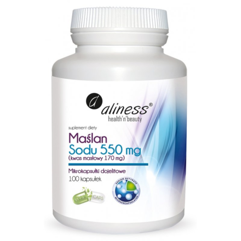 MAŚLAN SODU 550 mg 100 vcaps. - ALINESS