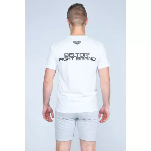 Koszulka Męska Fight Brand CLASSIC White - Beltor
