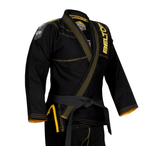 Kimono BJJ GI Vanquisher Black/Yellow A1 BELTOR