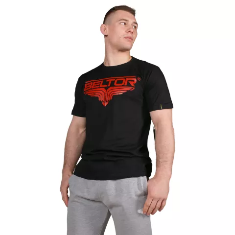 Koszulka Męska Red Logo Black - Beltor