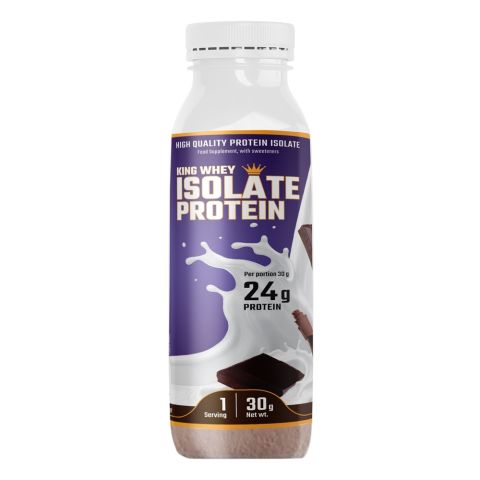 King Whey Isolate Protein Odżywka Białkowa WPI 30g smaki czekoladowe - Beltor