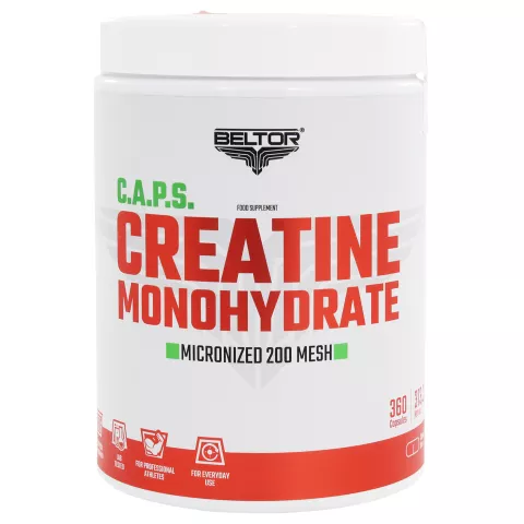 Creatine caps monohydrate Kreatyna w kapsułkach 360 kaps - Beltor
