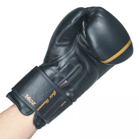 Rękawice treningowe bokserskie sparingowe GOLD HAMMER - Beltor