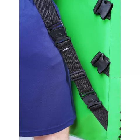 Tarcza profilowana na szelkach Duża Zielona TATSU 100cm - Beltor