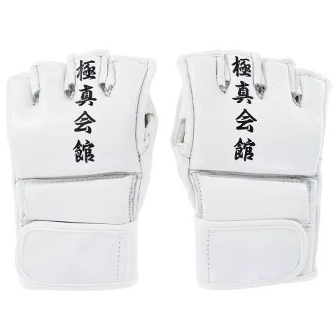 Rękawice karate Ochraniacze dłoni pięści KYOKUSHIN Białe - Beltor