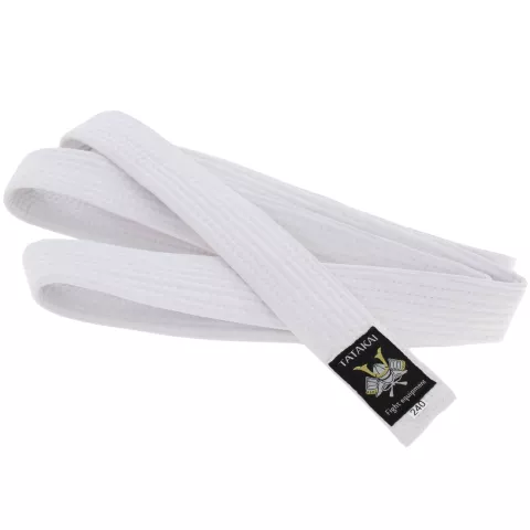 Pas do kimona karate Kyokushinkai TATAKAI biały 240 Produkt polski - Beltor