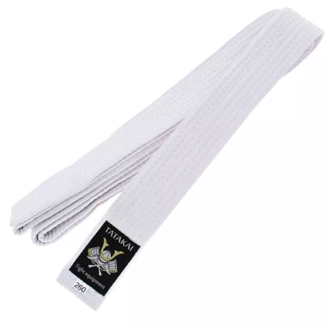 Pas do kimona karate Kyokushinkai TATAKAI biały 260 Produkt polski - Beltor