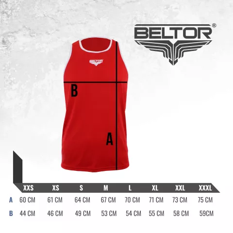 Koszulka bokserska TANK TOP DO BOKSU na ramiączkach BOXING ALPHA - Beltor