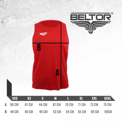 Koszulka bokserska TANK TOP DO BOKSU na ramiączkach BOXING ALPHA - Beltor