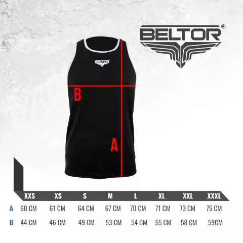 Koszulka bokserska TANK TOP DO BOKSU na ramiączkach BOXING ALPHA - Beltor