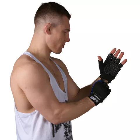 Rękawiczki treningowe na siłownię skórzane PROGRESS X-9 - Beltor