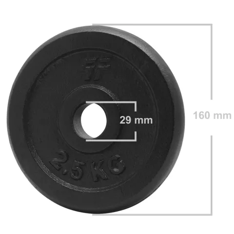 Obciążenie żeliwne pełne 2,5 kg / 29 mm - Platinum Fitness