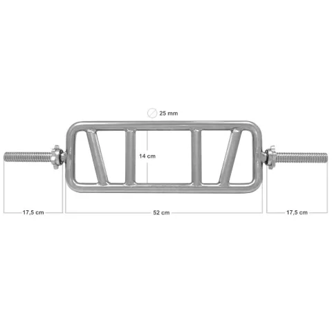 Gryf kratownica cztery chwyty 87cm / 25mm - Platinum Fitness