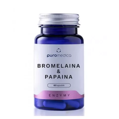 Bromelaina & Papaina 60 kap - Puromedica