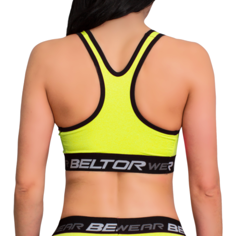 Stanik Sportowy Yellow Neon 01 - Beltor