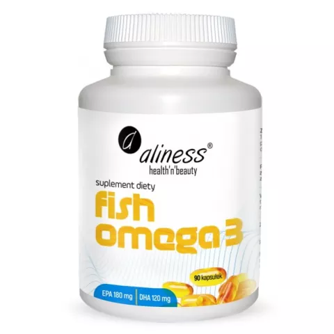 Fish Omega 3 180/120 mg x 90 kapsułek - Aliness