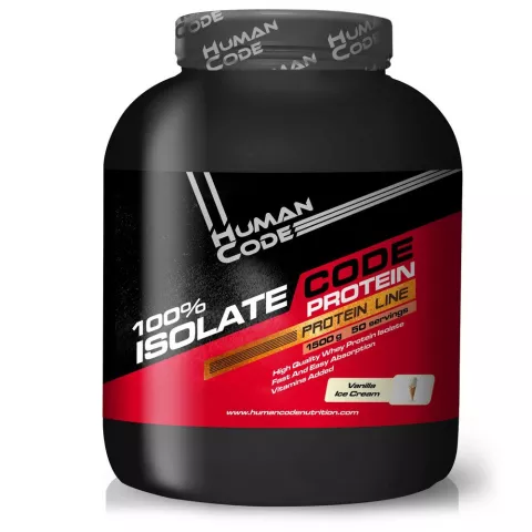 100% Isolate Code Protein 1500 g - HUMAN CODE