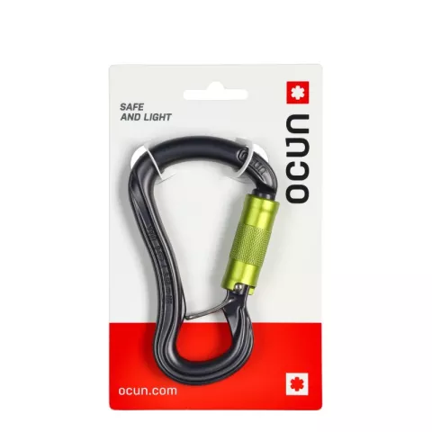 Karabinek Ocun CONDOR HMS TWIST anthracite/green - Ocun