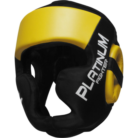 Kask sparingowy Guardian Black-Yellow - front