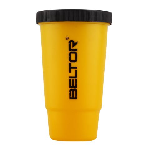 Shaker Cup 600ml Yellow/Black - Beltor