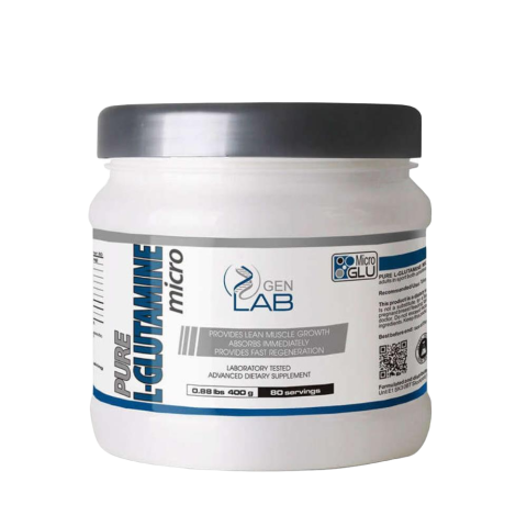 PURE L-GLUTAMINE + VIT. C. 400 g. - GENLAB