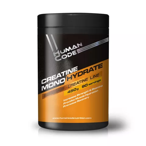 Creatine Monohydrate Pure 450 g - HUMAN CODE