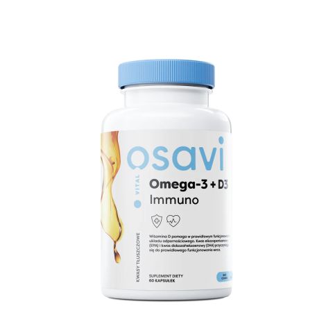 Omega3 + D3 Immuno 60caps - Osavi