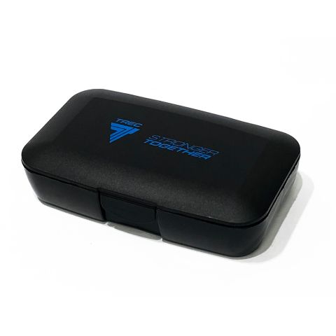 Opakowanie na kapsułki (pillbox) - Black - STRONGER TOGETHER - Trec Accesories