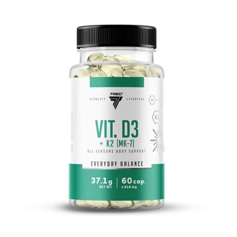 VIT. D3 + K2 - 60 CAP - Trec Nutrition