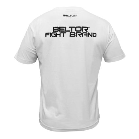 T-shirt Fight Brand „Classic” White - tył