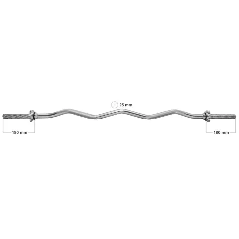 Zestaw 107,5kg obciążenie bitumiczne + 4 gryfy - PlatinumFitness