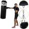 Treningowy worek bokserski do ćwiczeń wypełniony 120x40 cm + łańcuch - Beltor