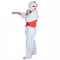 Kask karate z kratką skórzany KUMITE SHIRO-AKA ochraniacz głowy - Beltor