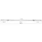 Gryf prosty 180 cm /28 mm gwintowany z zaciskami - Platinum Fitness