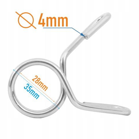 Gryf prosty gładki 100cm / 28mm + zaciski - Beltor