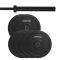 ZESTAW 60KG OBCIĄŻENIE OLIMPIJSKIE BUMPER + GRYF - HRD System